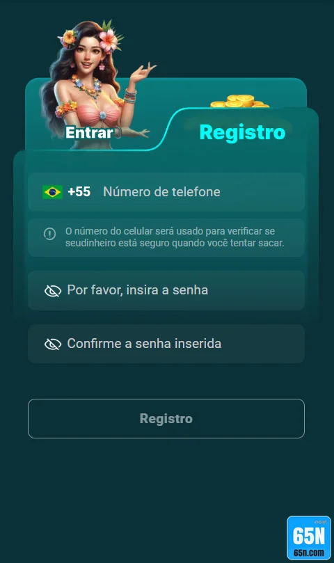 65n - login premium - Entrar na Conta